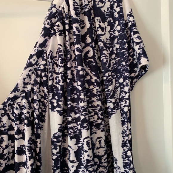 Melissa Masse Maxi Dress - blue paisley 3x - Picture 6 of 8